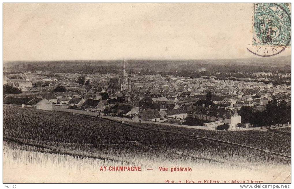 51 AY CHAMPAGNE Vue Générale - Ay En Champagne