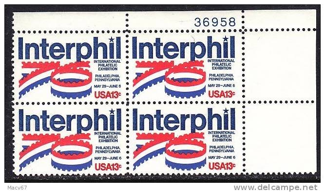 U.S. 1632 X 4    **  STAMP EXPO - Unused Stamps