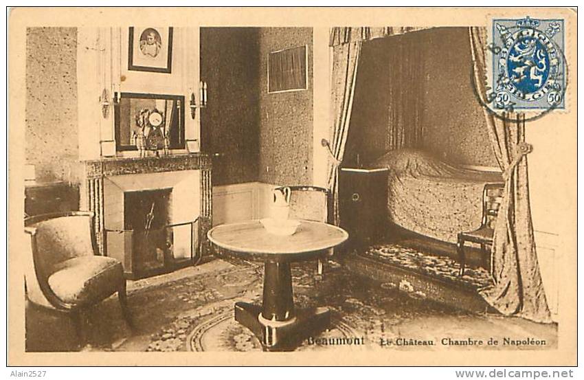 BEAUMONT - Le Château - Chambre De Napoléon (Edit. : L. Lebrun, Beaumont) - Beaumont