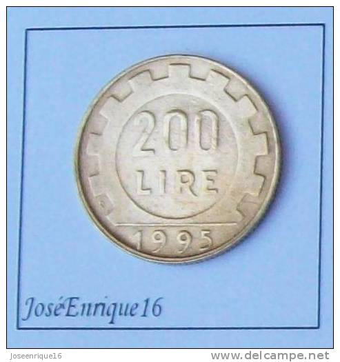 MONEDA 200 LIRAS ITALIA 1994 - ARMA DEI CARABINIERI - 200 Lire