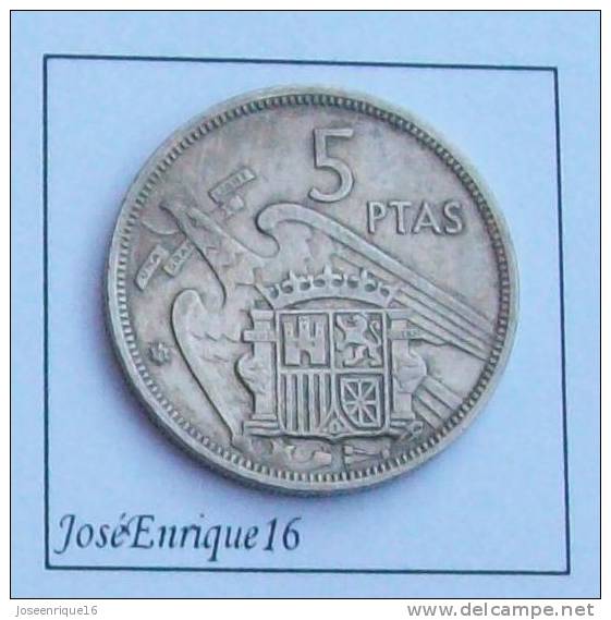 5 PESETAS AÑO 1957 ESPAÑA - 5 Pesetas