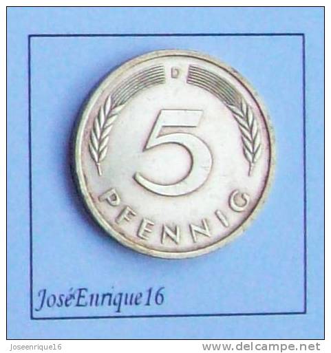 5 PEÑIQUES 1983 ALEMANIA - 5 Pfennig