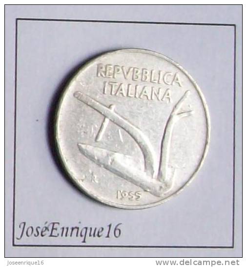 REPUBBLICA ITALIANA 10 LIRE 1955 - 10 Lire