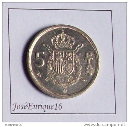 ESPAÑA 1982 REY JUAN CARLOS I - 5 PESETAS - 5 Pesetas