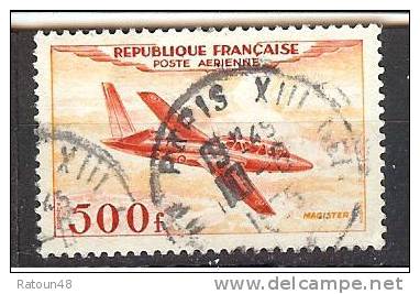 Avion -Magister - Oblitéré -  France   - N° PA 32 - Réf. Y&T - 1927-1959 Oblitérés