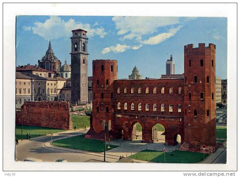 - ITALIE PIEMONTE . TORINO . LES TOURS PALATINES ... - Other Monuments & Buildings