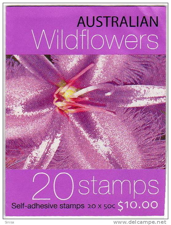 Australia / Booklets / Wild Flowers - Markenheftchen