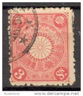 Japan Imperial Post 1906 Sakura 108, Mi. 95  3 Sen Chrysanthemum (Kiku) - Oblitérés