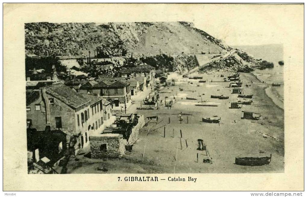 GIBRALTAR . CATALAN BAY . - Gibraltar