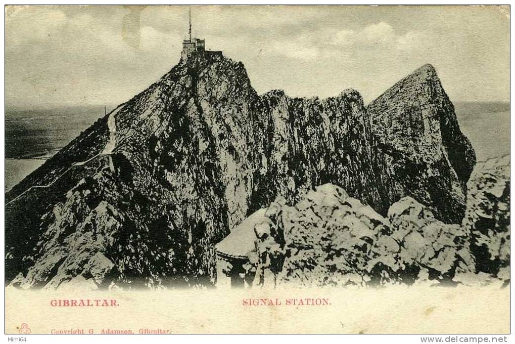 GIBRALTAR .  SIGNAL STATION . - Gibraltar