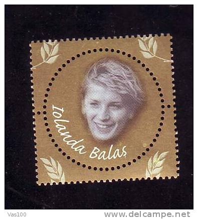 Romania Rare Label With Elisabeta Lipa,MNH. - Canoe