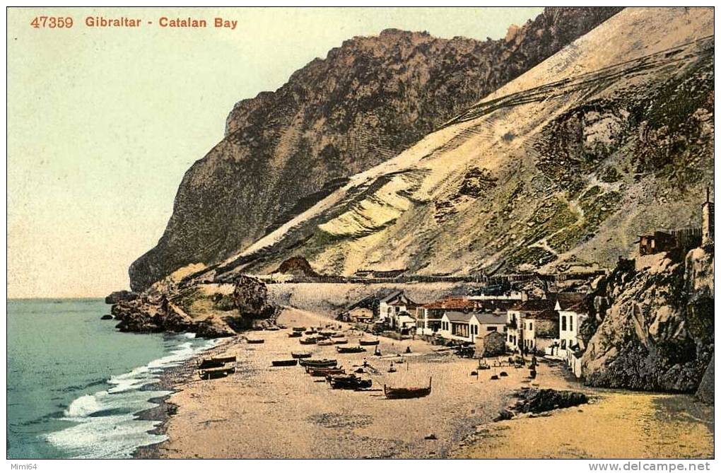 GIBRALTAR .   CATALAN BAY . - Gibraltar