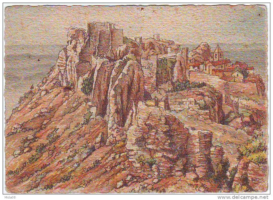 LES BAUX DE PROVENCE.  LES RUINES DU CHATEAU Par  BARDAY. 2175  A. - Barday