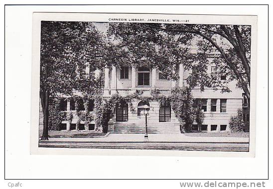 Carnegie Library, Janesville , Wis - 21 - Janesville