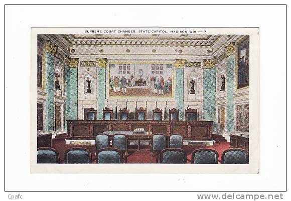 Supreme Court Chamber, State Capitol , Madison Wis - 17 - Madison