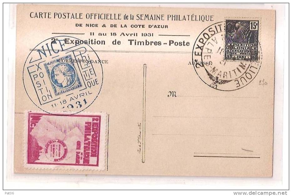 06      Alpes Mmes « NICE » - Briefmarkenmessen