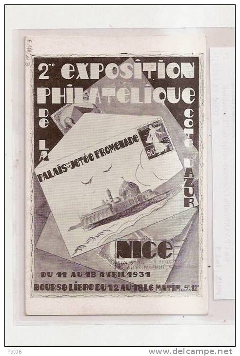 06      Alpes Mmes « NICE » - Expositions Philatéliques