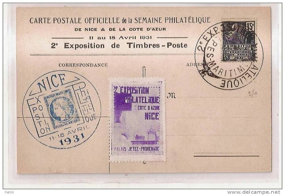 06      Alpes Mmes « NICE » - Briefmarkenmessen