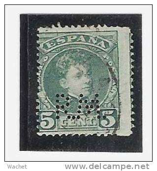 Perforadas/perfin/perfore/lochung      Espana No 242 R.M. - Used Stamps
