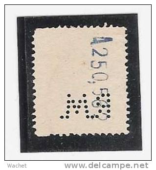 Perforadas/perfin/perfore/lochung      Espana No 242 R.M. - Usati