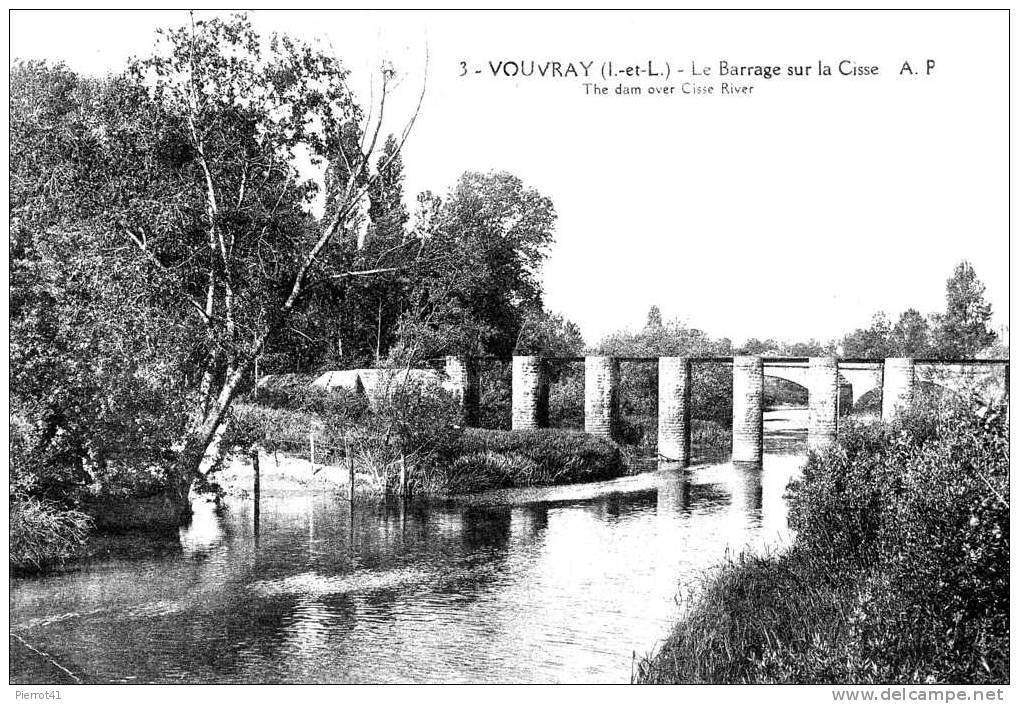 VOUVRAY - Le Barrage Sur La Cisse - Vouvray