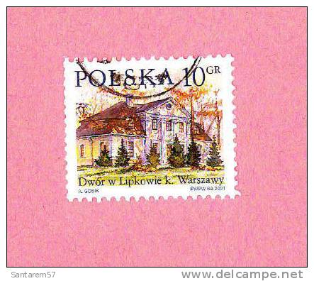 Pologne 2001 Oblitéré Used Manoir à Lipków Près De Varsovie - Usados