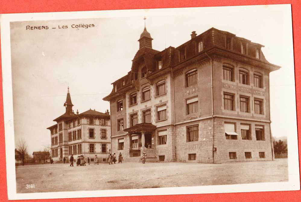 T019 Renens Les Collèges, ANIME. Sepia,Circulé En 1925.Perrochet 3161 - Renens