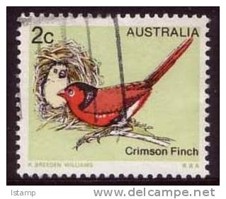 1979 - Australian Birds Definitive Issues 2c CRIMSON FINCH Stamp FU - Used Stamps