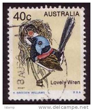 1979 - Australian Birds Definitive Issues 40c LOVELY WREN Stamp FU - Oblitérés