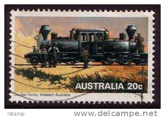 1979 - Australian Steam Locomotives 20c DOUBLE FAIRLIE Train Stamp FU - Gebraucht