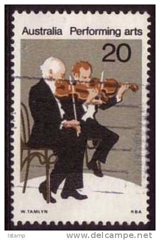 1977 - Australian Performing Arts 20c MUSIC Stamp FU - Gebraucht