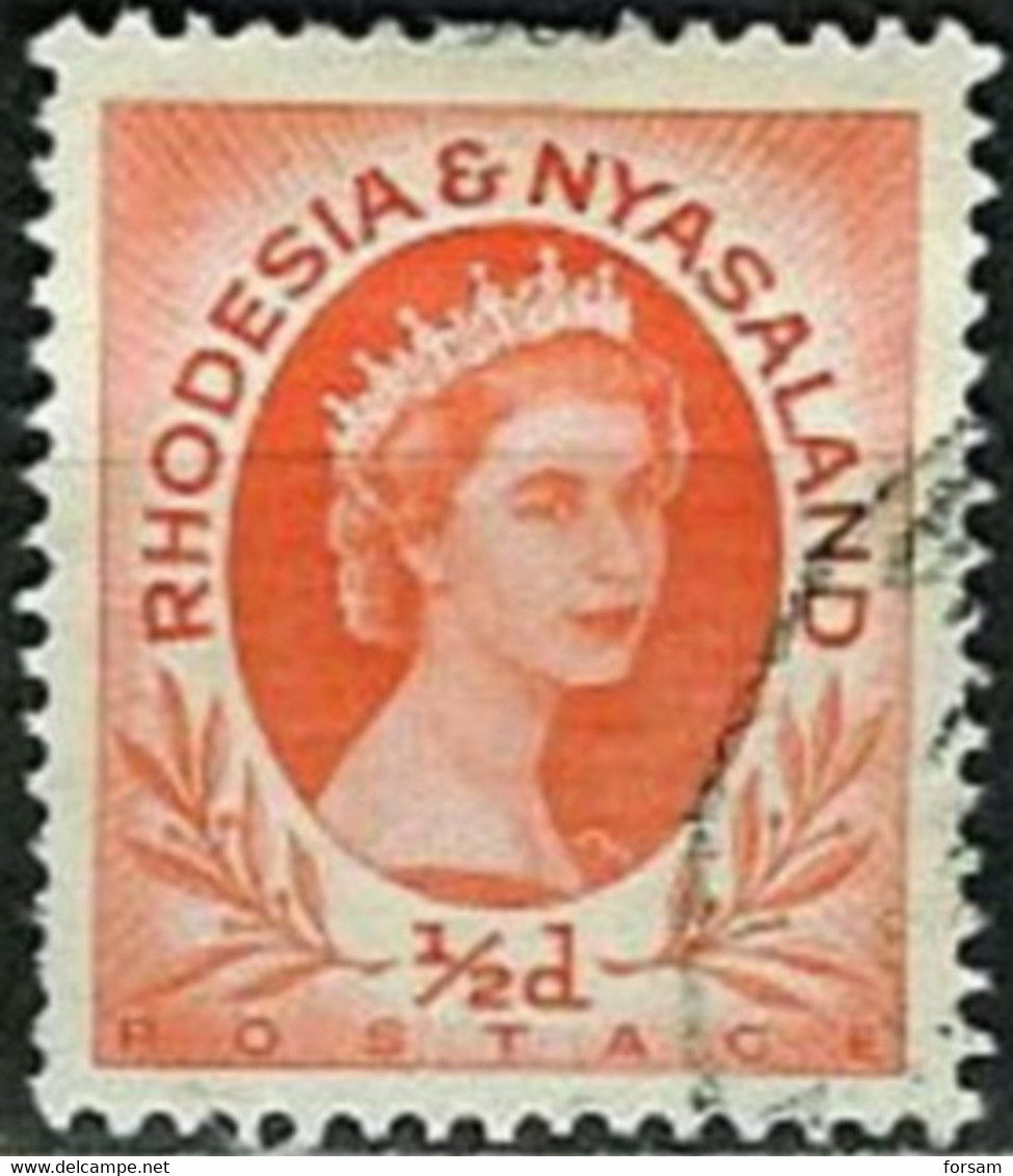 RHODESIA & NYASALAND..1954..Michel # 1 A...used. - Rhodésie & Nyasaland (1954-1963)