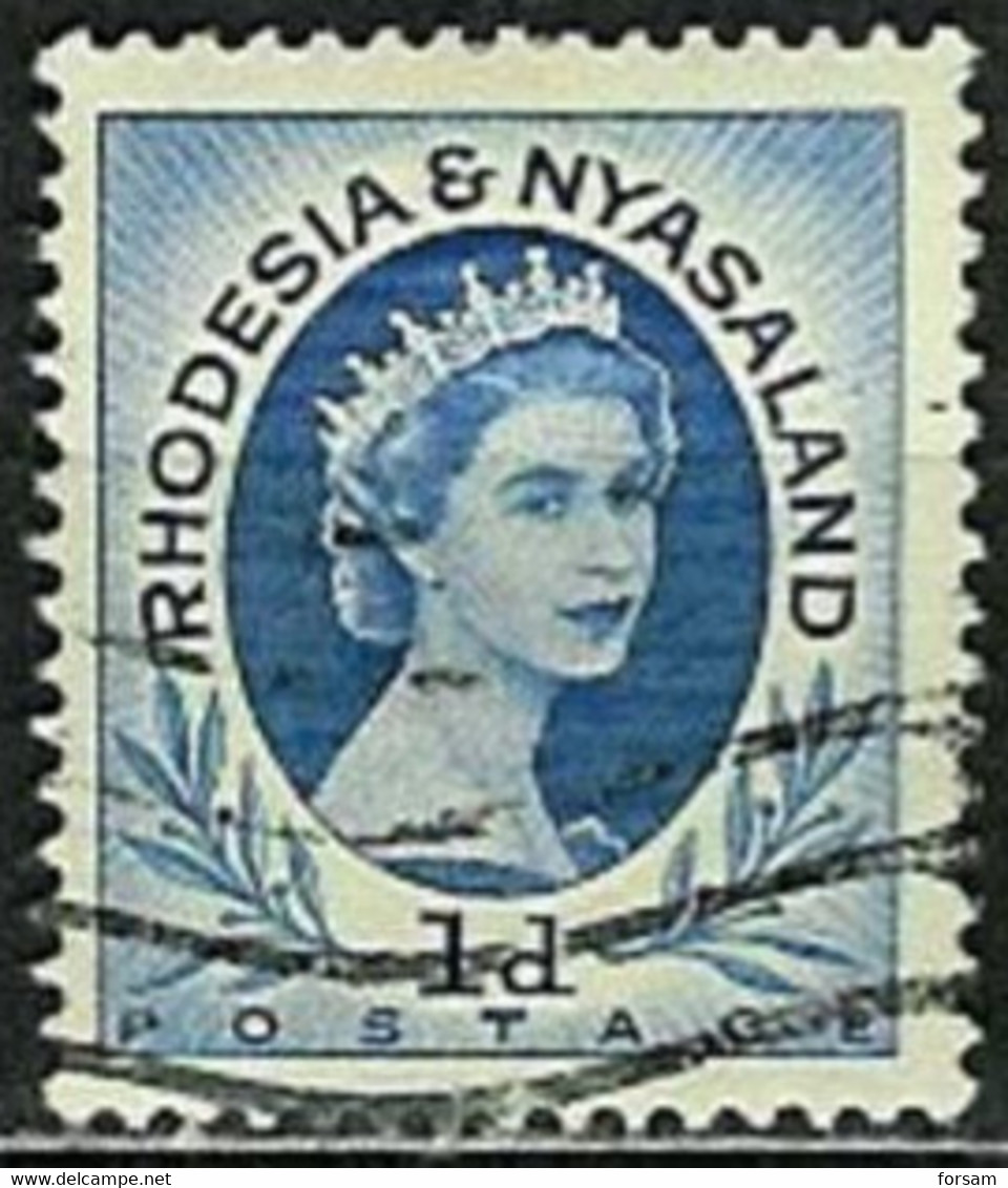 RHODESIA & NYASALAND..1954..Michel # 2 A...used. - Rhodésie & Nyasaland (1954-1963)