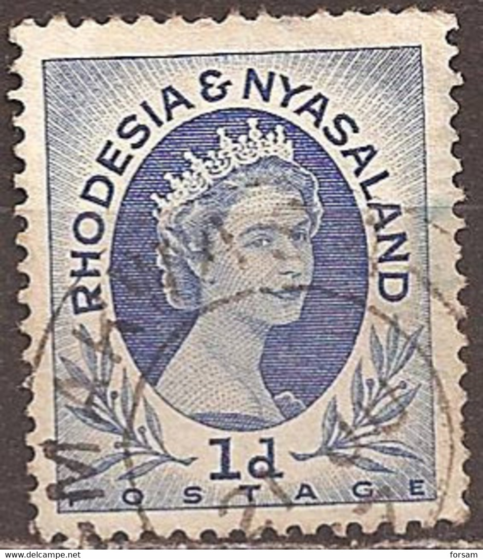 RHODESIA & NYASALAND..1954..Michel # 2 A...used. - Rodesia & Nyasaland (1954-1963)