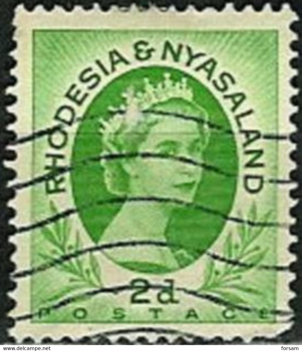 RHODESIA & NYASALAND..1954..Michel # 3...used. - Rhodesia & Nyasaland (1954-1963)