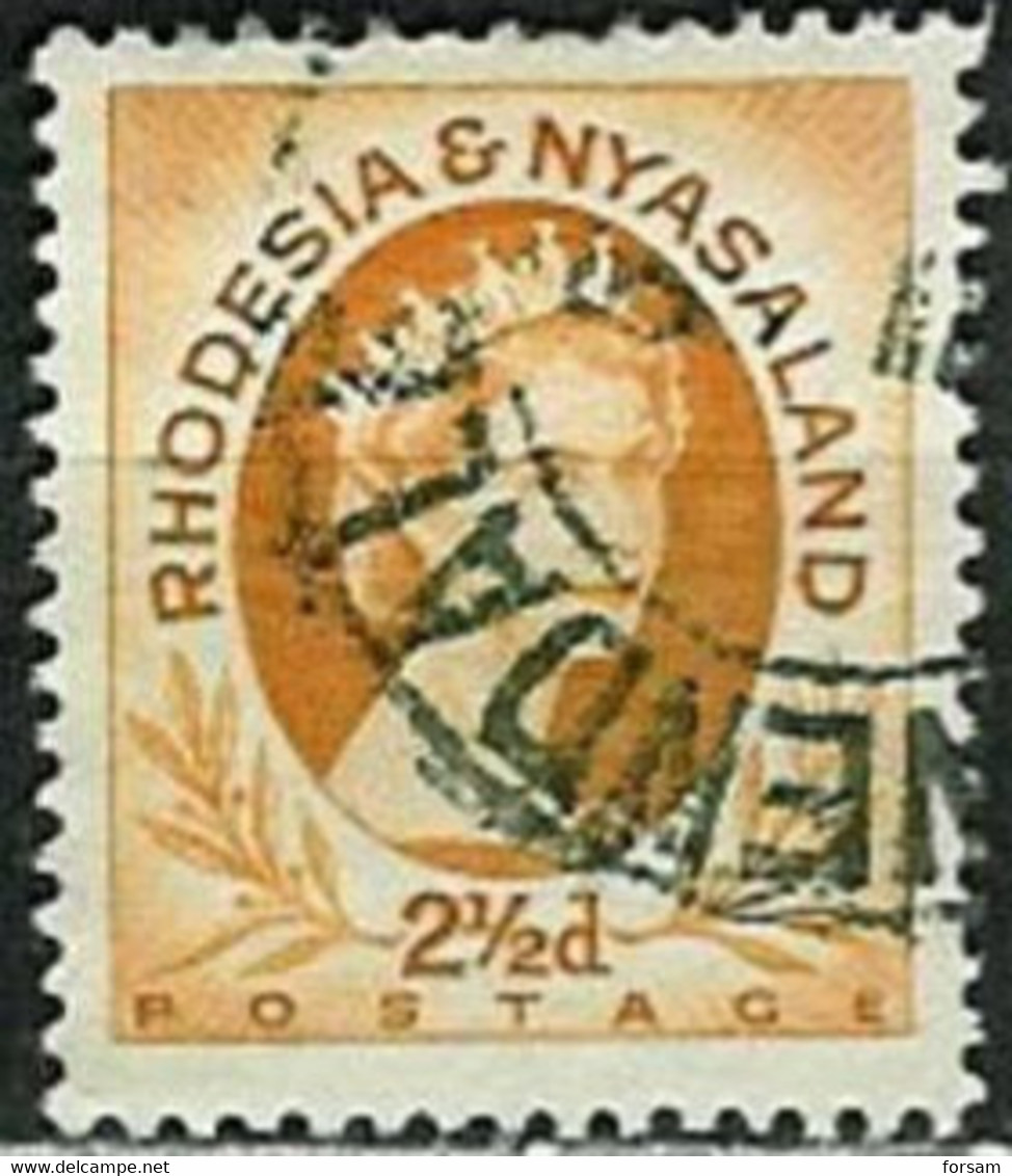 RHODESIA & NYASALAND..1954..Michel # 4...used. - Rhodesië & Nyasaland (1954-1963)