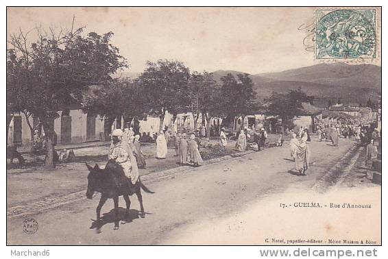 ALGERIE.GUELMA.RUE D ANNOUNA - Guelma