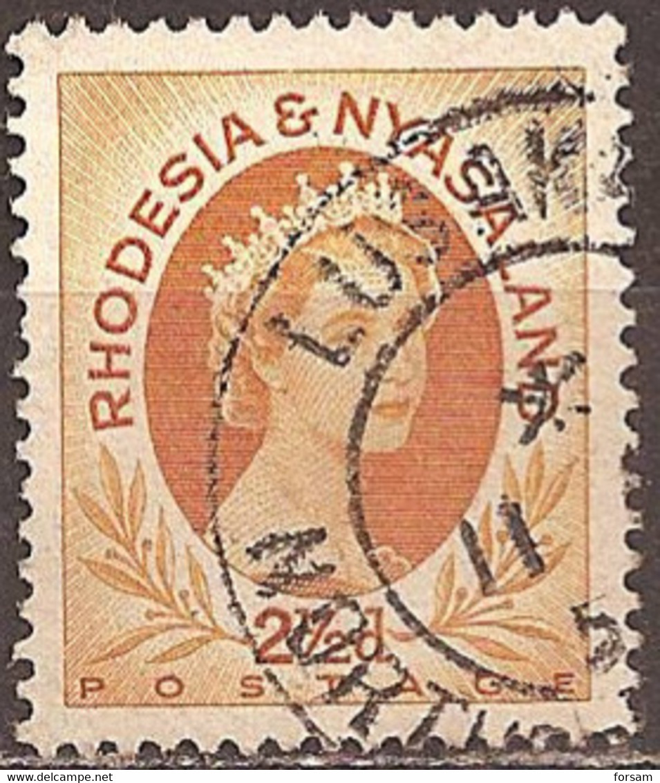 RHODESIA & NYASALAND..1954..Michel # 4...used. - Rhodesia & Nyasaland (1954-1963)
