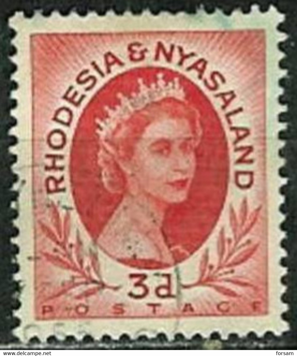 RHODESIA & NYASALAND..1954..Michel # 5...used. - Rhodésie & Nyasaland (1954-1963)