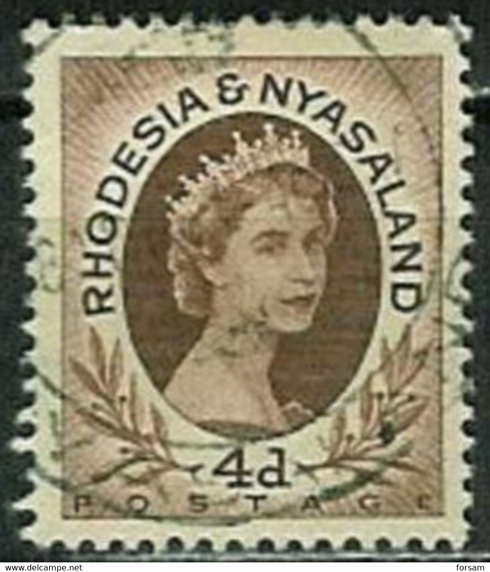 RHODESIA & NYASALAND..1954..Michel # 6...used. - Rhodesië & Nyasaland (1954-1963)