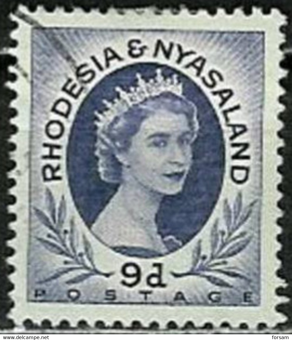 RHODESIA & NYASALAND..1954..Michel # 9...used. - Rhodesië & Nyasaland (1954-1963)