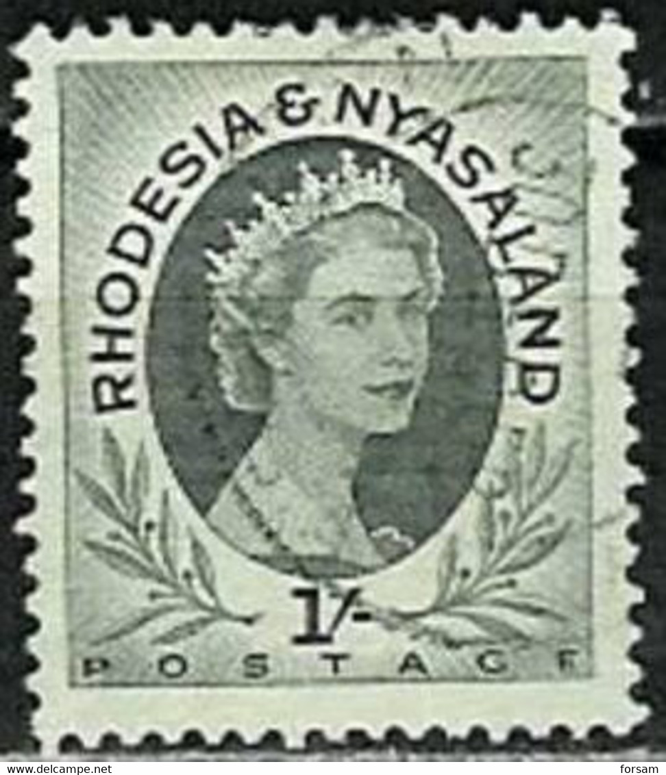 RHODESIA & NYASALAND..1954..Michel # 10...used. - Rhodesië & Nyasaland (1954-1963)