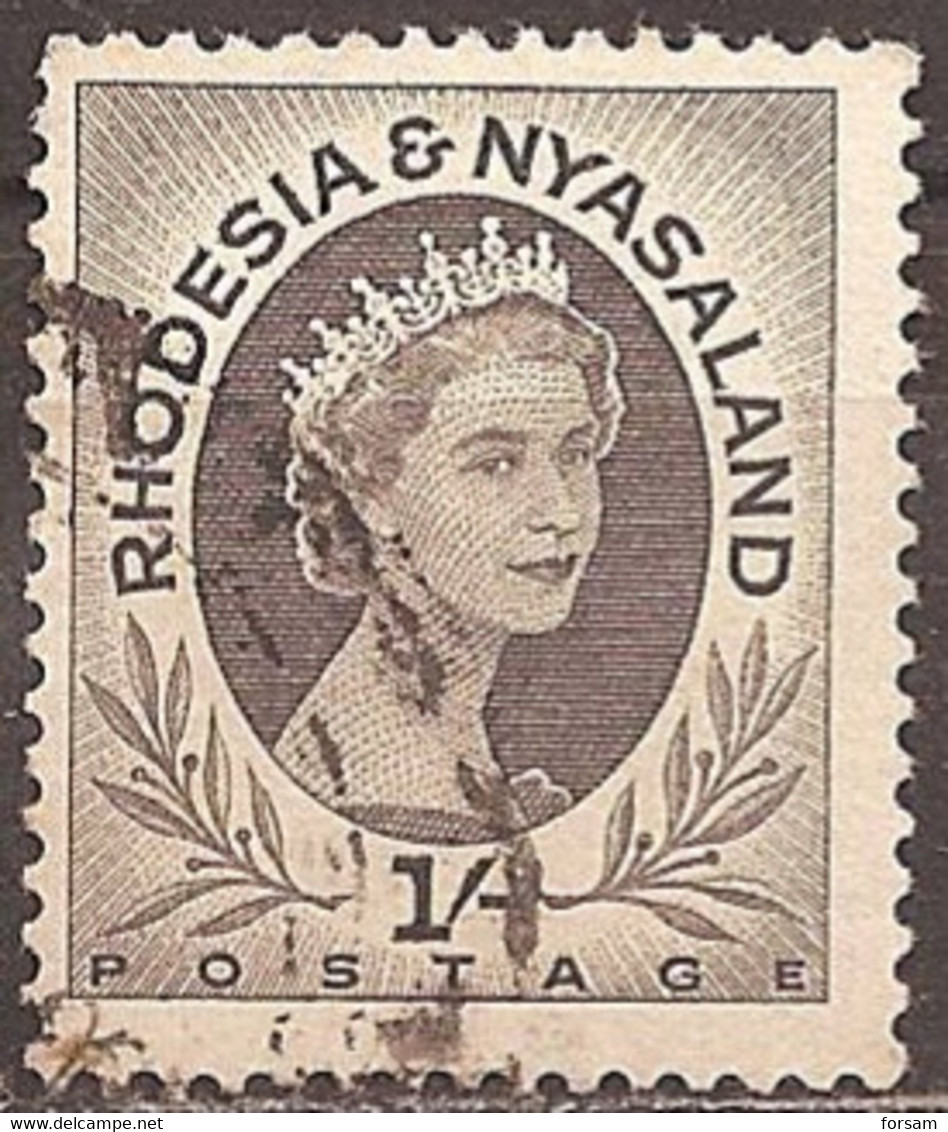 RHODESIA & NYASALAND..1954..Michel # 10...used. - Rhodesia & Nyasaland (1954-1963)