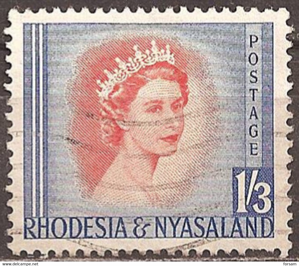 RHODESIA & NYASALAND..1954..Michel # 11...used. - Rhodesië & Nyasaland (1954-1963)