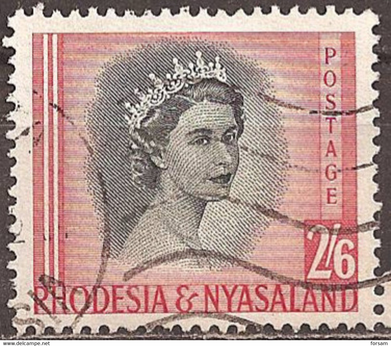 RHODESIA & NYASALAND..1954..Michel # 13...used. - Rhodesia & Nyasaland (1954-1963)