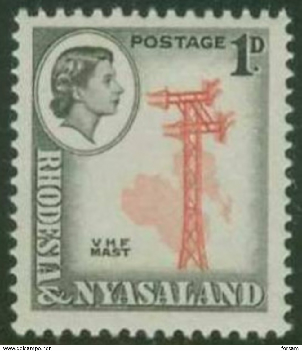 RHODESIA & NYASALAND..1959..Michel # 20 A...MNH. - Rhodésie & Nyasaland (1954-1963)