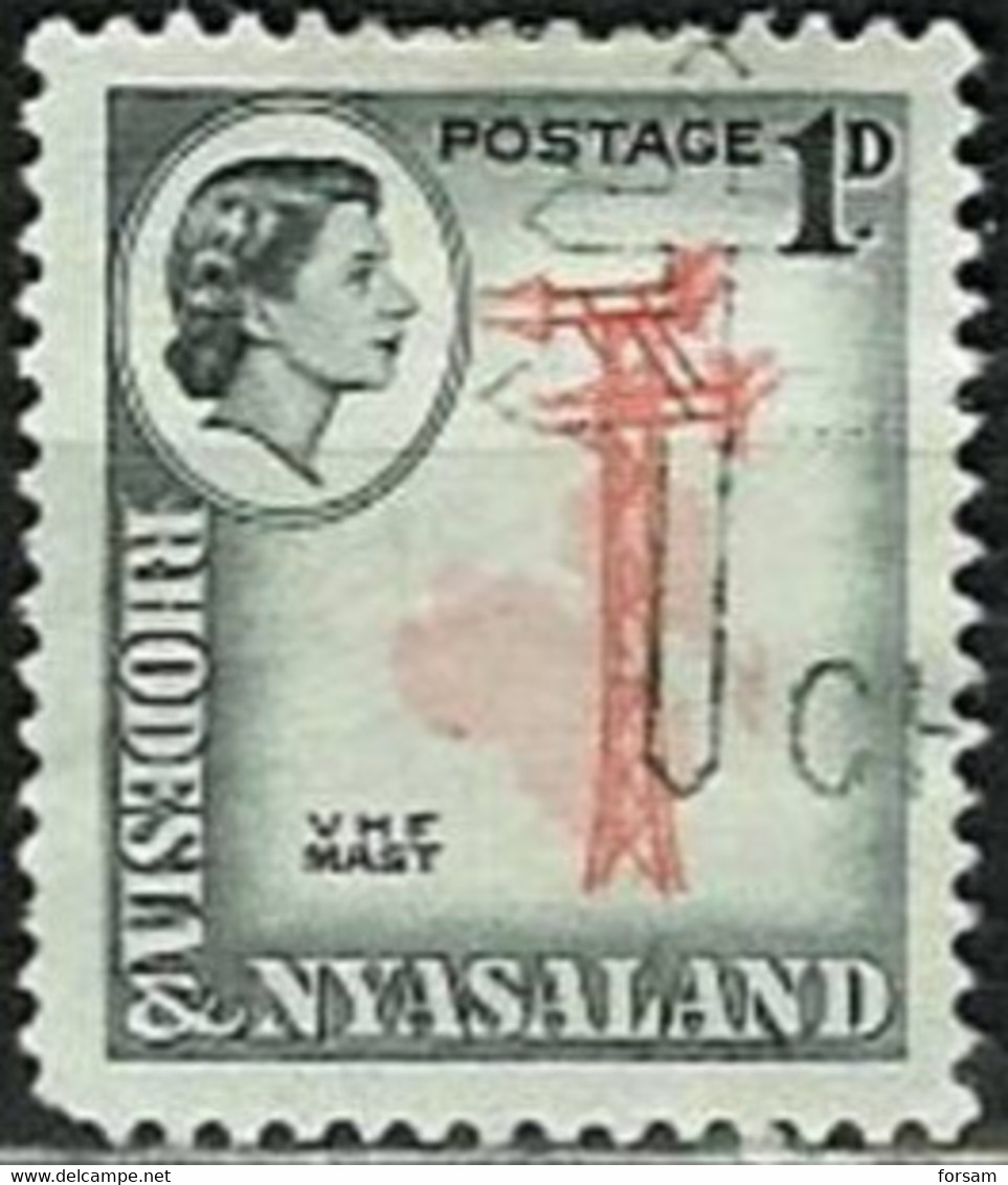 RHODESIA & NYASALAND..1959..Michel # 20 A...used. - Rhodesia & Nyasaland (1954-1963)