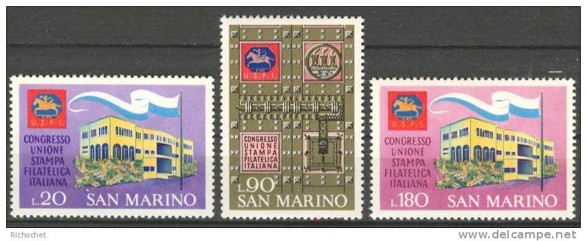 Saint-Marin N° 784 à 786 ** - Unused Stamps