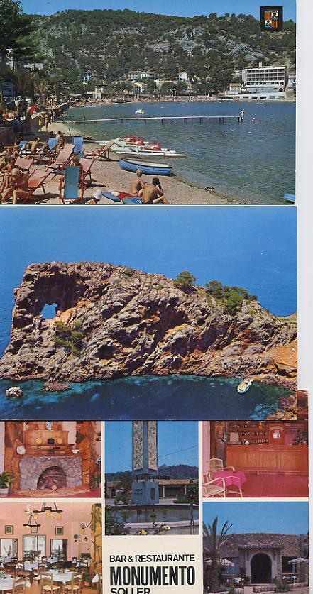 MALLORCA   ( Baleares)    SOLLER    Lot De 9 CPM (idéal Correspondance Vacances !!!) - Cabrera