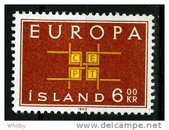 Iceland 1963 6k Europa Issue #357 - Oblitérés